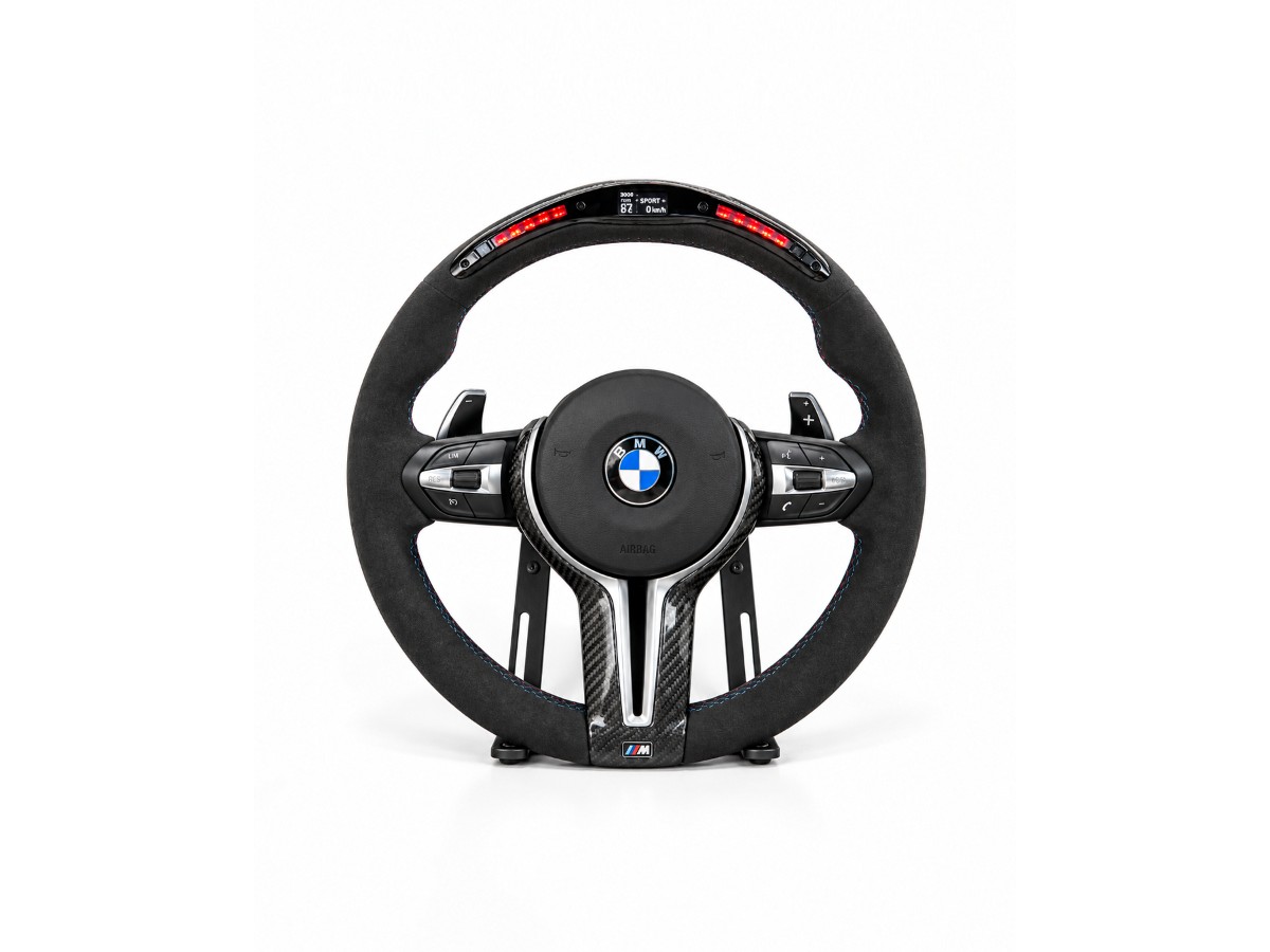 VOLANTE BMW M SPORT | FIBRA DE CARBONO + ALCANTARA + SHIFT LIGHTS