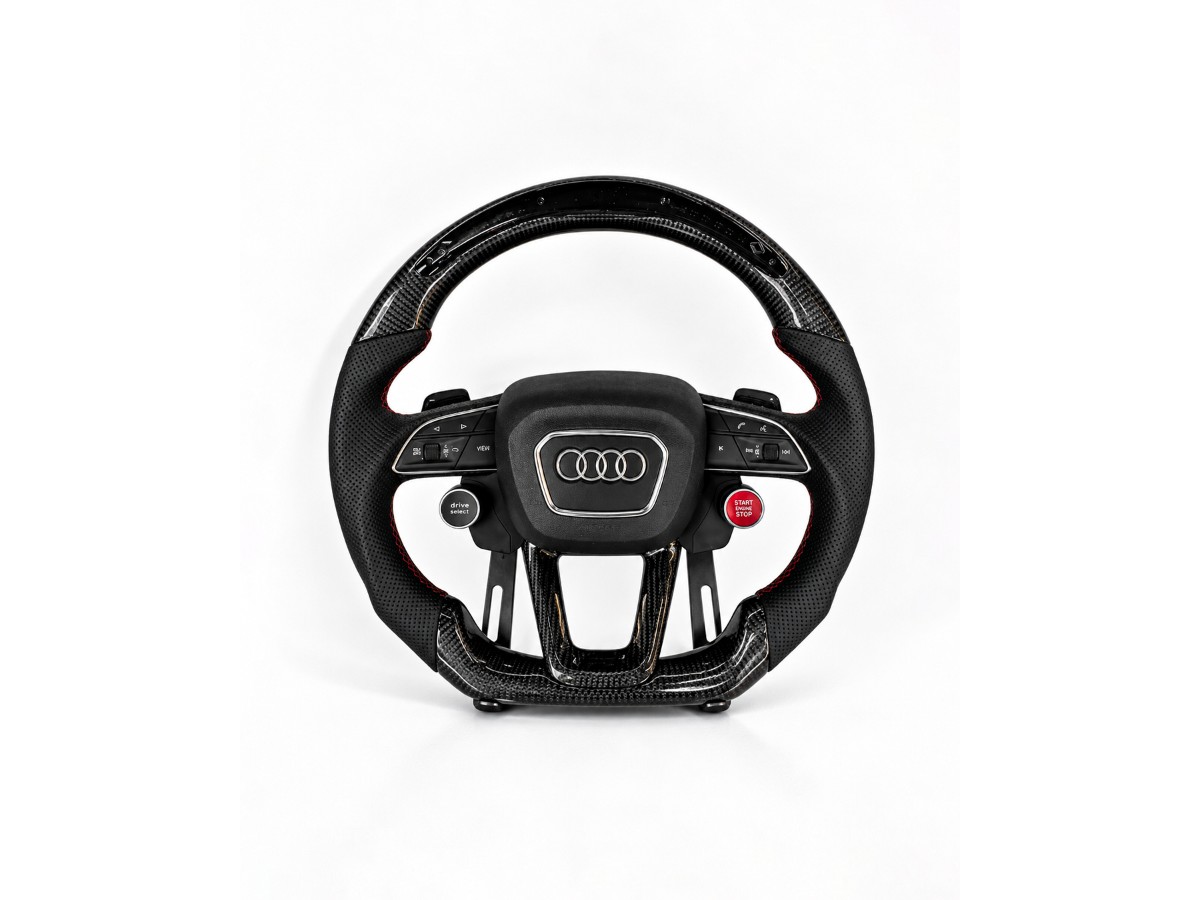 VOLANTE AUDI SPORT | FIBRA DE CARBONO + SHIFT LIGHTS
