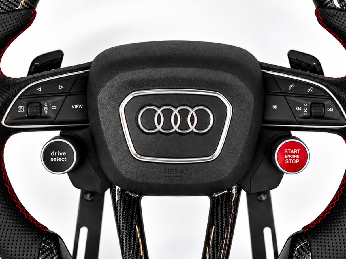 Miniatura 2 de VOLANTE AUDI SPORT | FIBRA DE CARBONO + SHIFT LIGHTS