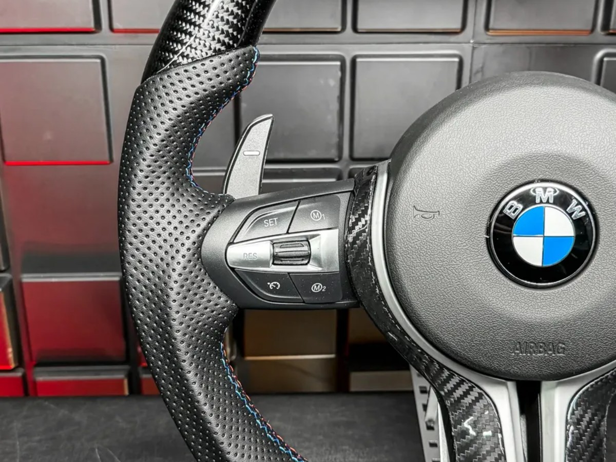 Miniatura 3 de Volante Carbono M3 M Sport Bmw Serie 1, 2 E 3 2013 A 2018